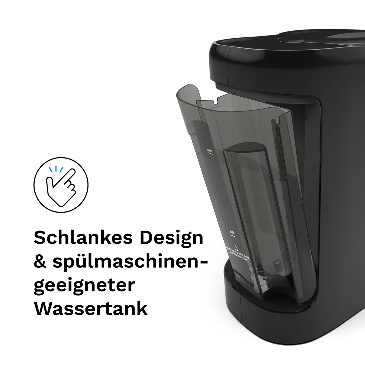 Baby Brezza Set automatischer Flaschenzubereiter WiFi, schwarz | App-Steuerung, inkl. extra Milchpulvertrichter, mischt Milchpulver & Wasser, Fernstart per Smartphone, 3 Temperaturstufen