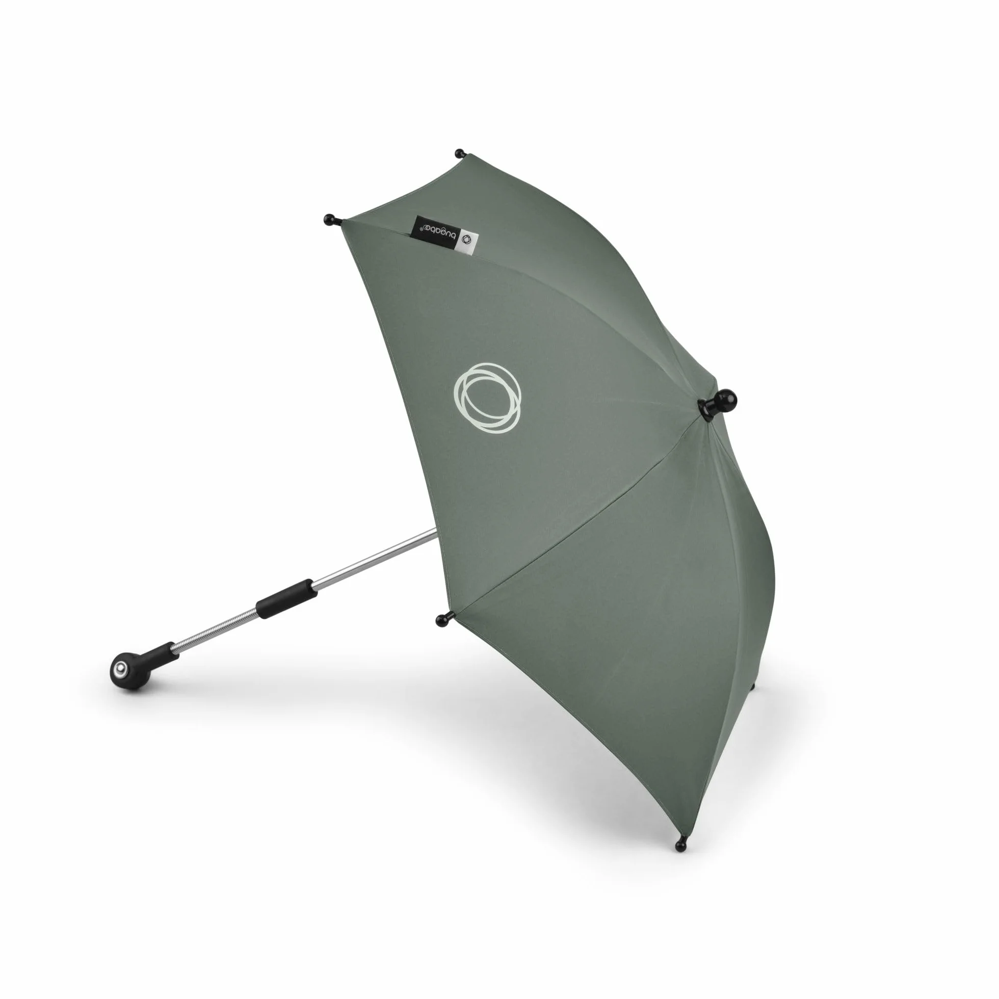 Bugaboo Sonnenschirm+ kompatibel mit Bugaboo Kinderwagen UPF 50+ UV-Schutz große Schattenfläche verstellbar Forest Green