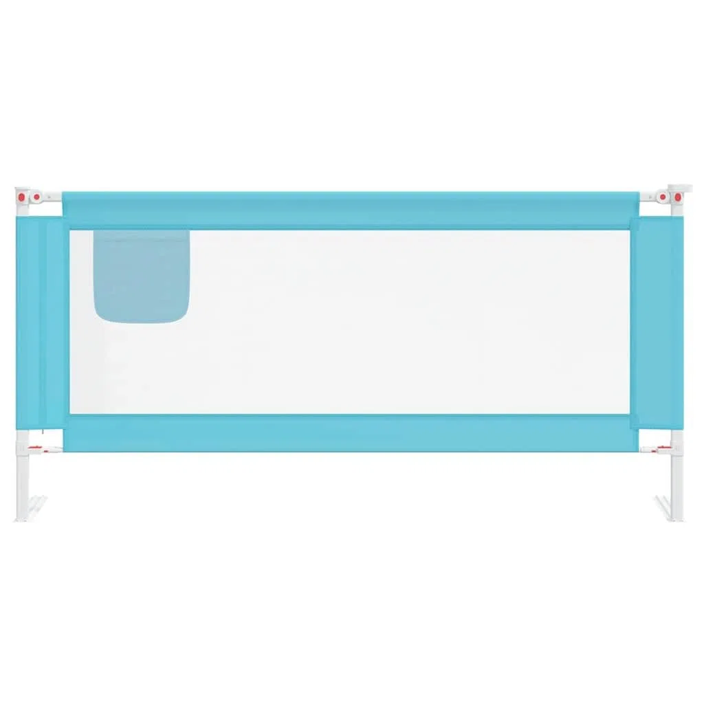 Generisch Kleinkind-Bettschutzgitter Blau 190x25 cm Stoff,Baby & Kleinkind,Babysicherheit,Baby-Bettschutzgitter,10214
