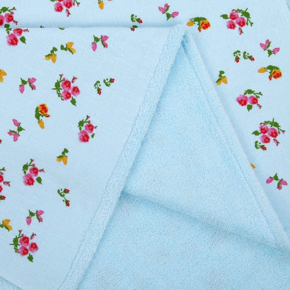 Handtuch Badetuch Gaze Baumwolle Kinderbadeblatt Hübsche Blumenbadtücher for Babys-super weich und saugfähig,55 x 28 Zoll Badehandtücher (Color : Pink)