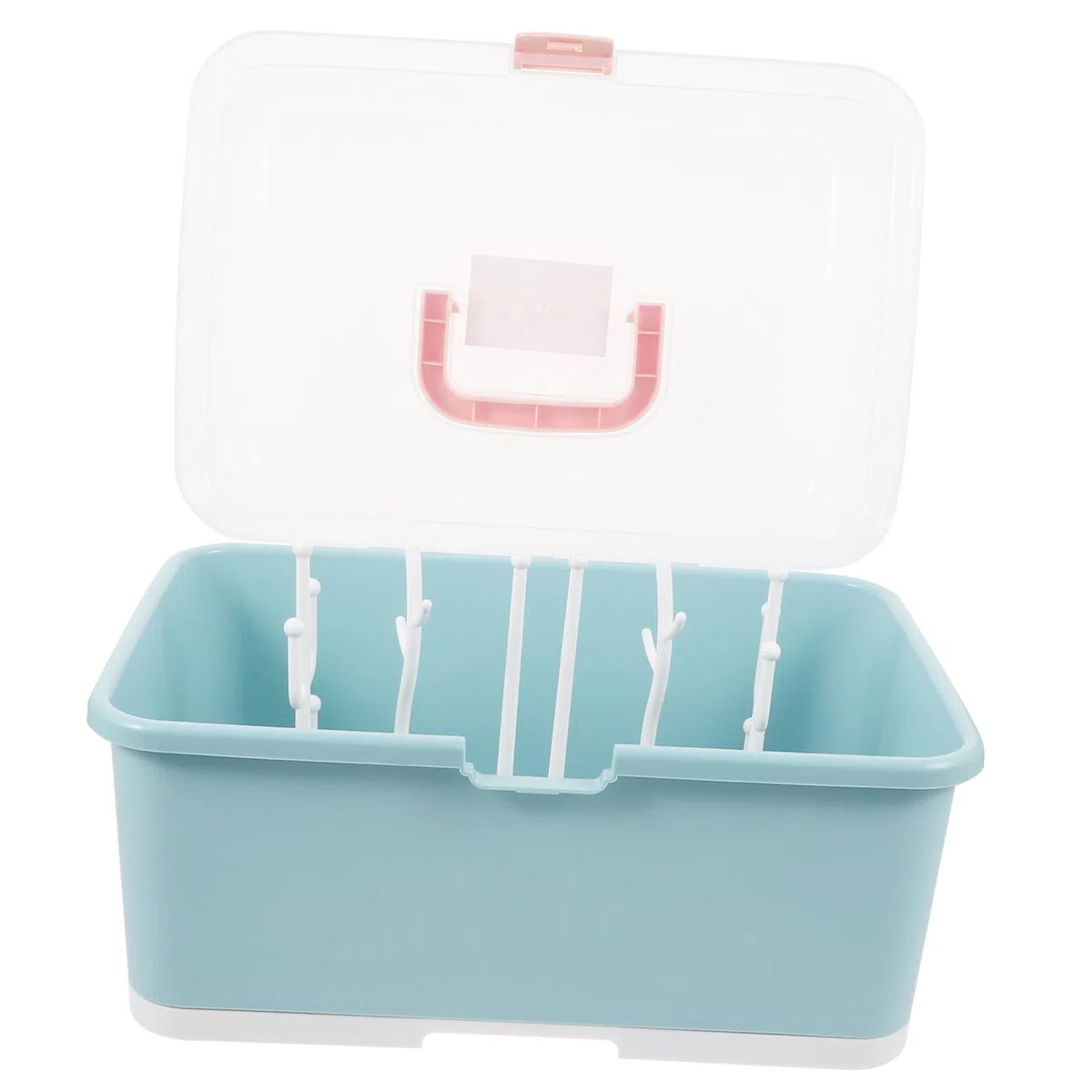 Babyflaschen Trockenbox aus Pp, Grün, für Zubehör und Becher | 1 Stück, Flaschen Stehend Haltend, Geeignet für Babyshower und Stillzubehör, Aufbewahrungsständer