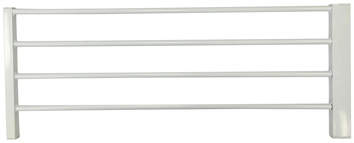 Noma Erweiterung für Treppenschutzgitter ausziehbar für Baby, Kinder & Hunde mit Softclose (28cm, weiß) - Türschutzgitter mit Bohren - Sicheres Türgitter & Treppengitter als Absperrgitter