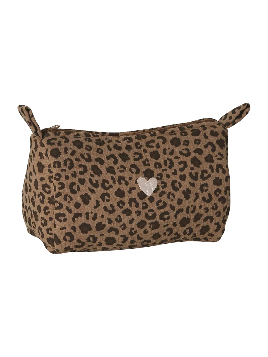 ENVIE DE FRAISE Wickeltasche, 24 oder 48 Stunden, Leopardenmuster, beige, Taille unique
