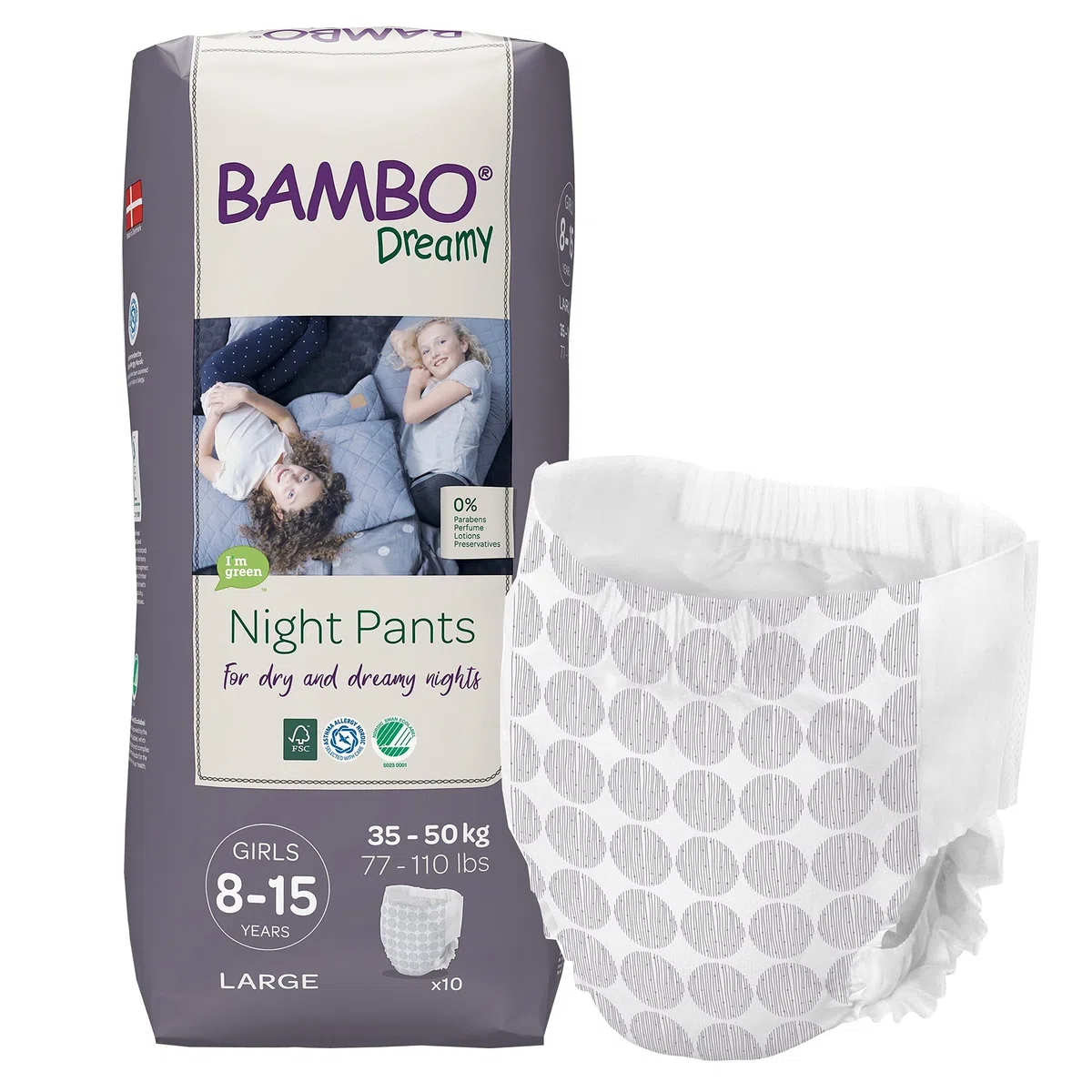 Bambo Nature, erstklassige Windelhosen für Mädchen