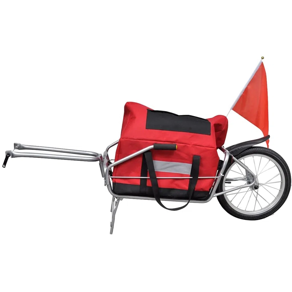 AUVYI Fahrradanhänger Lastenanhänger Kinderanhänger Jogger Fahrrad 2 in 1 Joggerfunktion