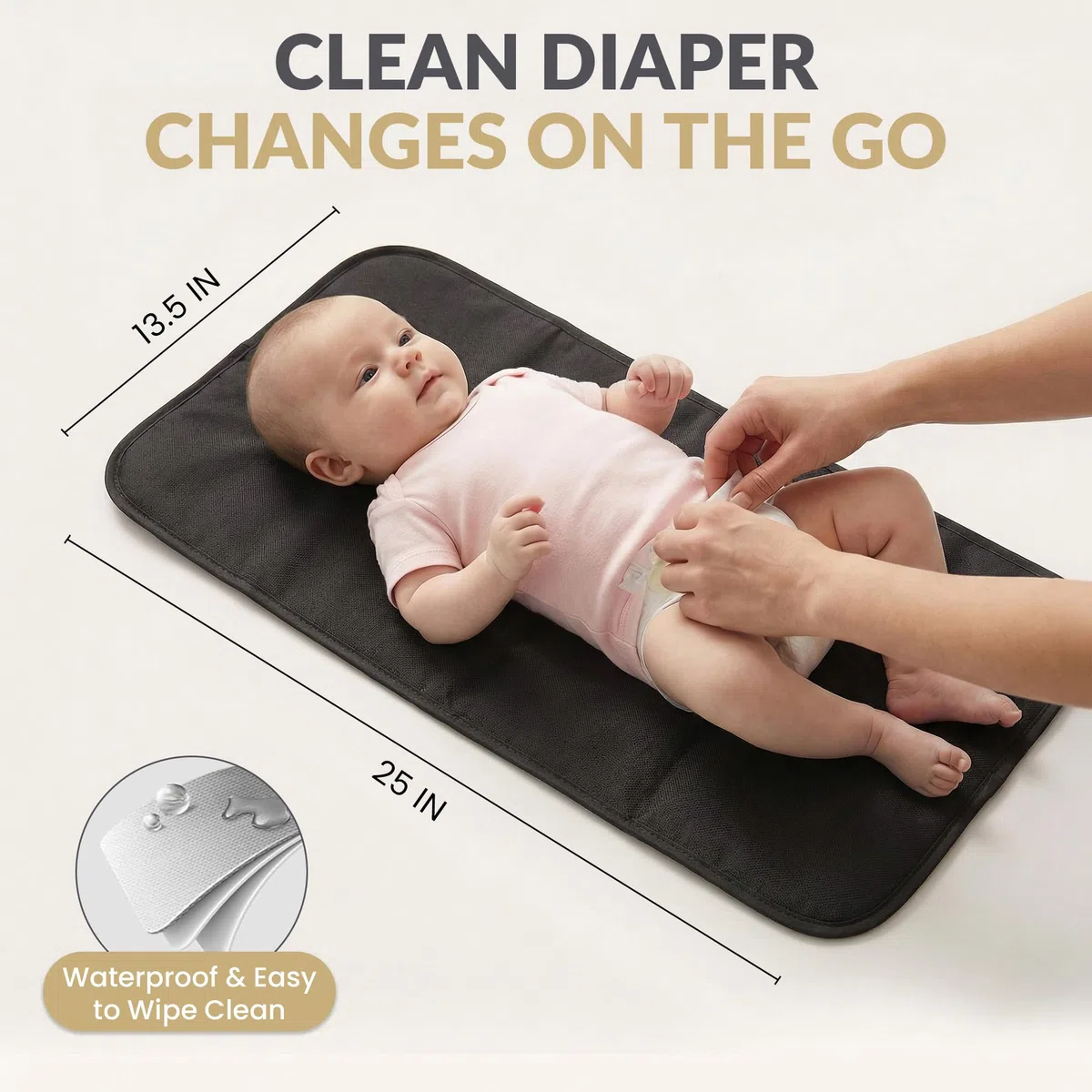 Mellories Umwandelbare Baby-Wickeltasche für Jungen und Mädchen, 4 Stile in 1 Rucksack, Wickeltasche