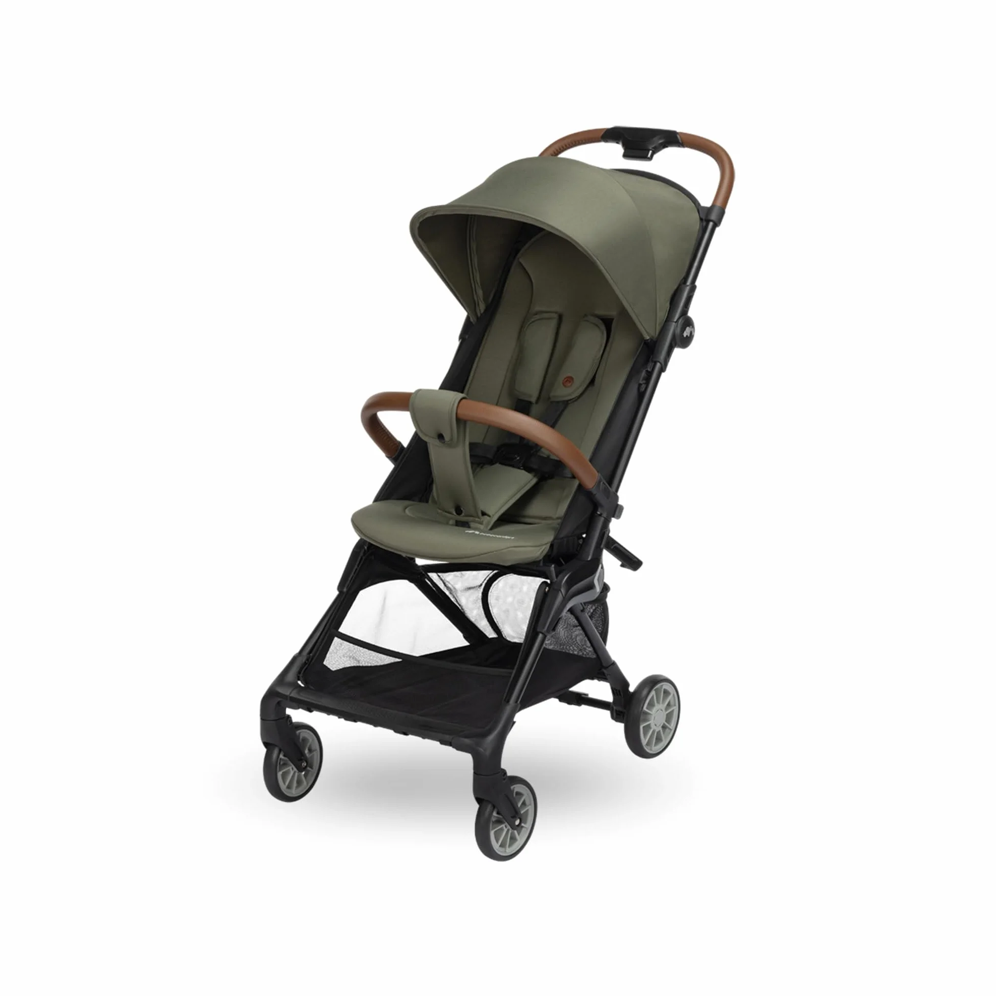 Bebeconfort Zephir, kompakter Baby Kinderwagen, 0–4 Jahre (bis zu 22 kg), leichter Reise Buggy (5.6 kg), in Kabinengröße, flacher und verstellbarer Sitz, Aufbewahrungskorb, Mineral Green