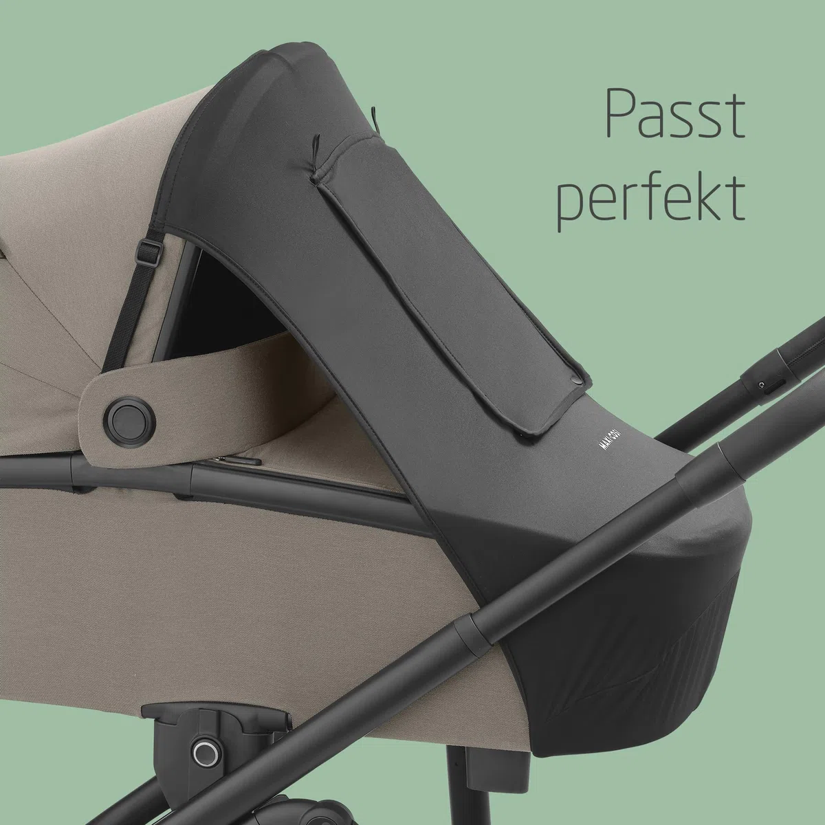 Maxi-Cosi Sonnenverdeck, USF 50+, Baby-Sonnenschutz, Schwarz