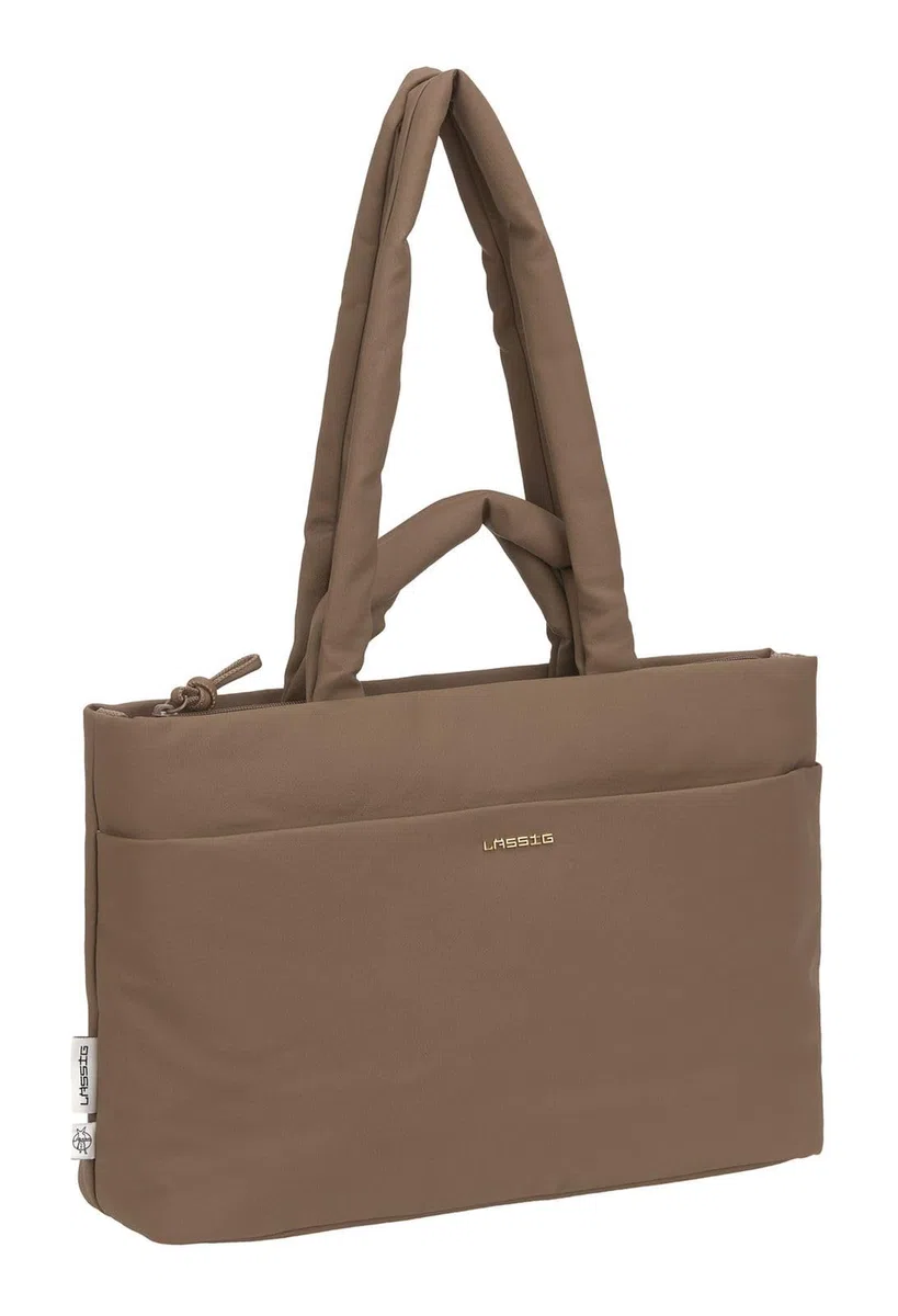 LÄSSIG Liva Shoulder Bag Wickeltasche Schultertasche Hazelnut braun
