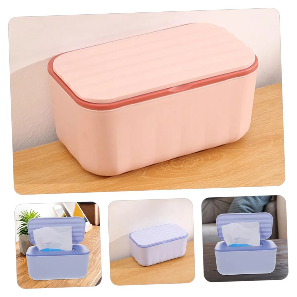 Ciieeo 4 Sätze Wandmontierte Und Tragbare Tissue Box Für Trockene Tücher Und Feuchttücher Praktischer Spender Für Tisch Und Wand Langlebigem Für Zuhause Und Unterwegs 2 Stücke * 4