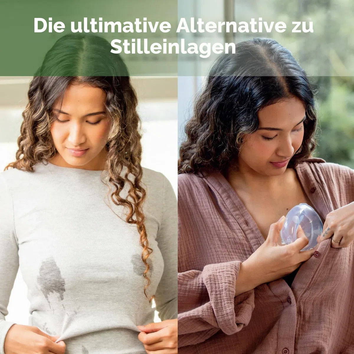 haakaa 75ML Milchauffangschalen, Silikon Auffangbehälter für Muttermilch, Auslaufsichere und Rutschfest, Frei von BPA, 2 Stück