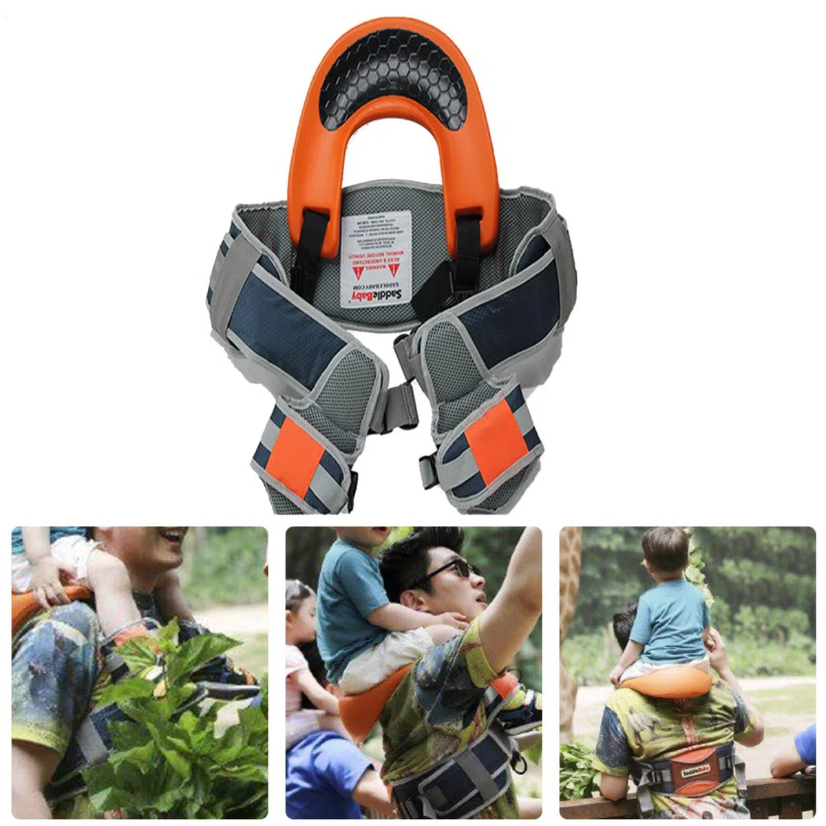 Schultertrage für Kleinkinder | Babyhalter Tragegurt - Ergonomischer | Kinder-Wander-Schultersitz, Baby-Knöchelriemen, Freihand-Tragetasche