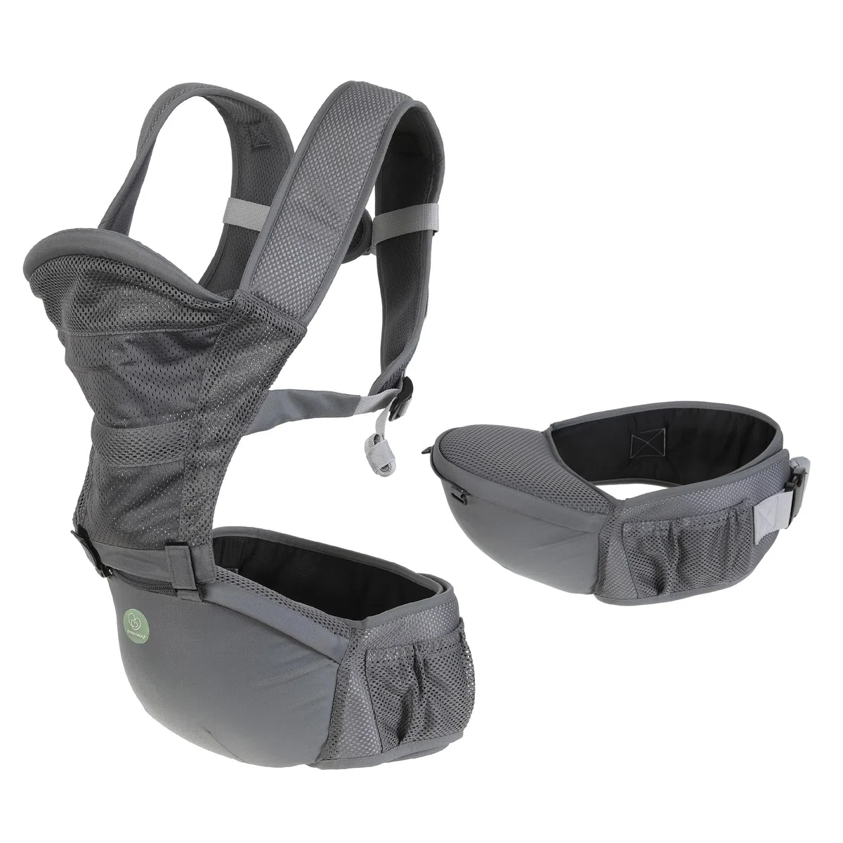 Dreambaby Elevate 5 in 1 Multifunktions-Babytrage, Grau