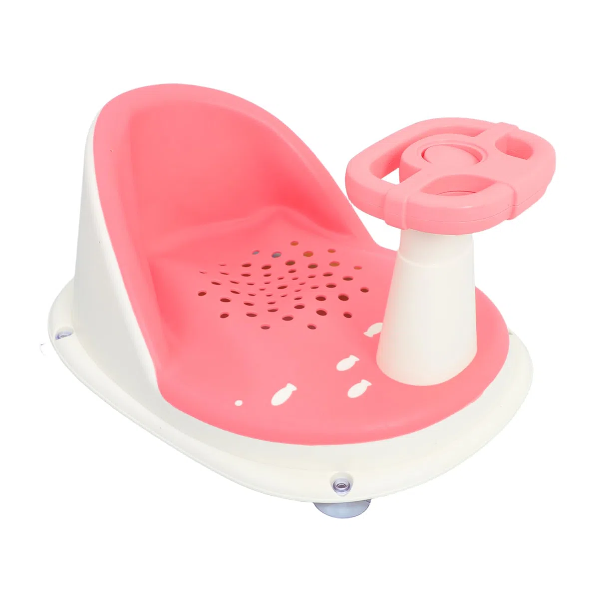 BESTonZON Sitz für Babybadewanne Rutschfest mit Höhenverstellbarkeit und Schnellem Ablaufsystem Komfortabler Sitzwinkel für Babysicherheit und Hygiene