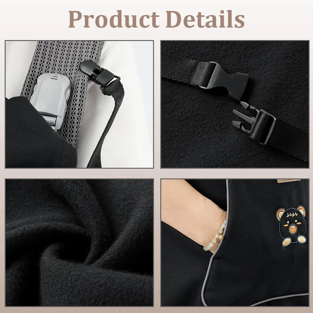 Tragecover Babytrage Winter, Warm Universal Babytragebezug, Regenschutz Babytrage mit Aufbewahrungstasche, Für Spaziergänge Im Freien Und Reisen
