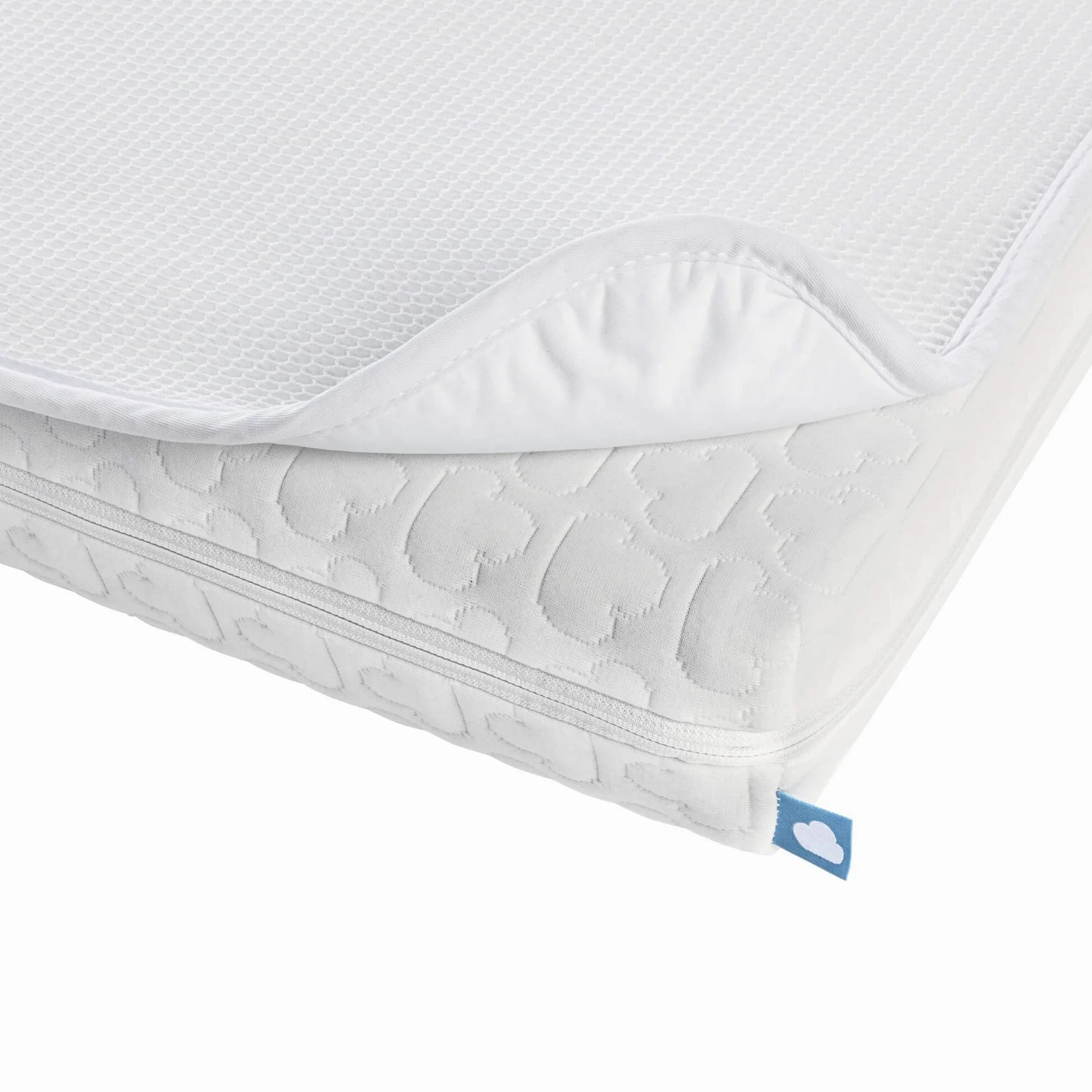 Aerosleep Essential Pack: Matratze + SafeSleep 3D-Schoner - 120 x 60 cm | zuverlässige Babymatratze, 3-lagiger Matratzenschoner