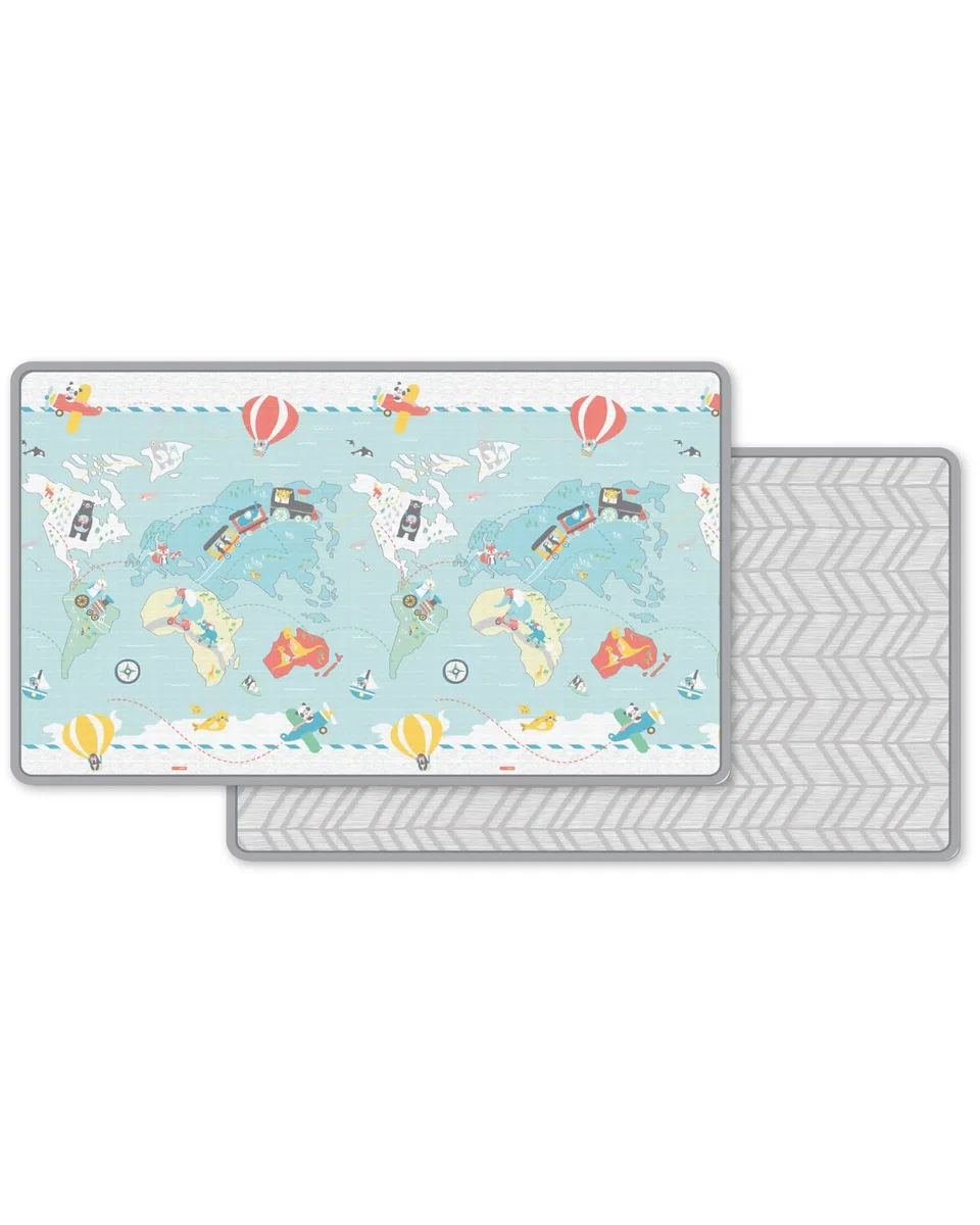 Skip Hop 243103 Spielmatte, wendbar, für Reisende, mehrfarbig