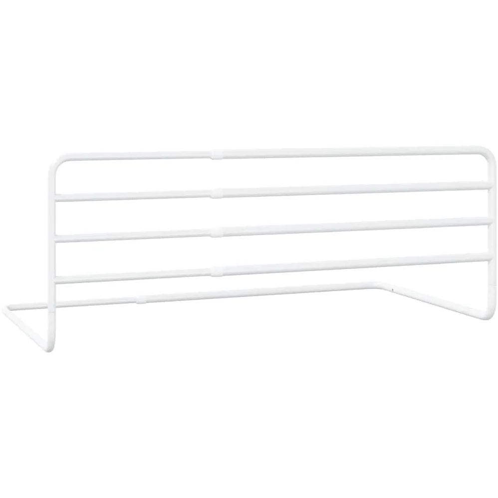 Generisch Kleinkind-Bettschutzgitter Weiß (76-137) x55 cm Eisen,Baby & Kleinkind,Babysicherheit,Baby-Bettschutzgitter-10234