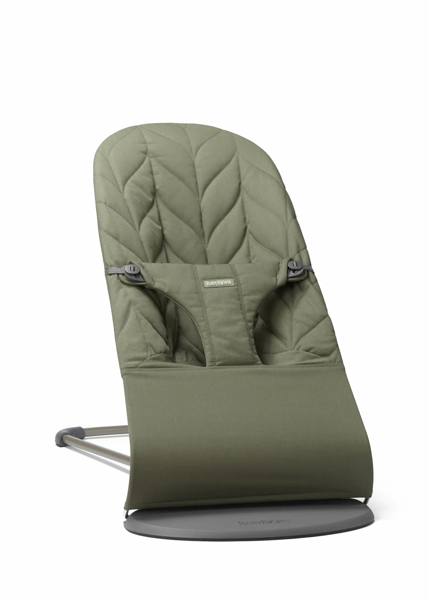 BabyBjörn Babywippe Bliss, Gewebe, Blütenblatt-Steppung, Dunkelgrün