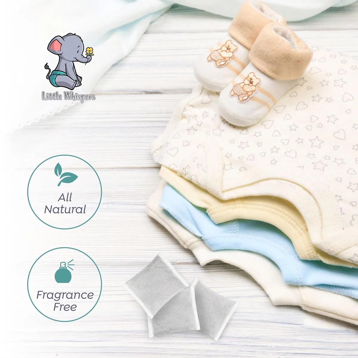 LittleWhispers Windeleimer-Geruchsabsorber, Kohlefilter-Nachfüllpackungen, kompatibel mit Diaper Genie Systemen, 10 Stück