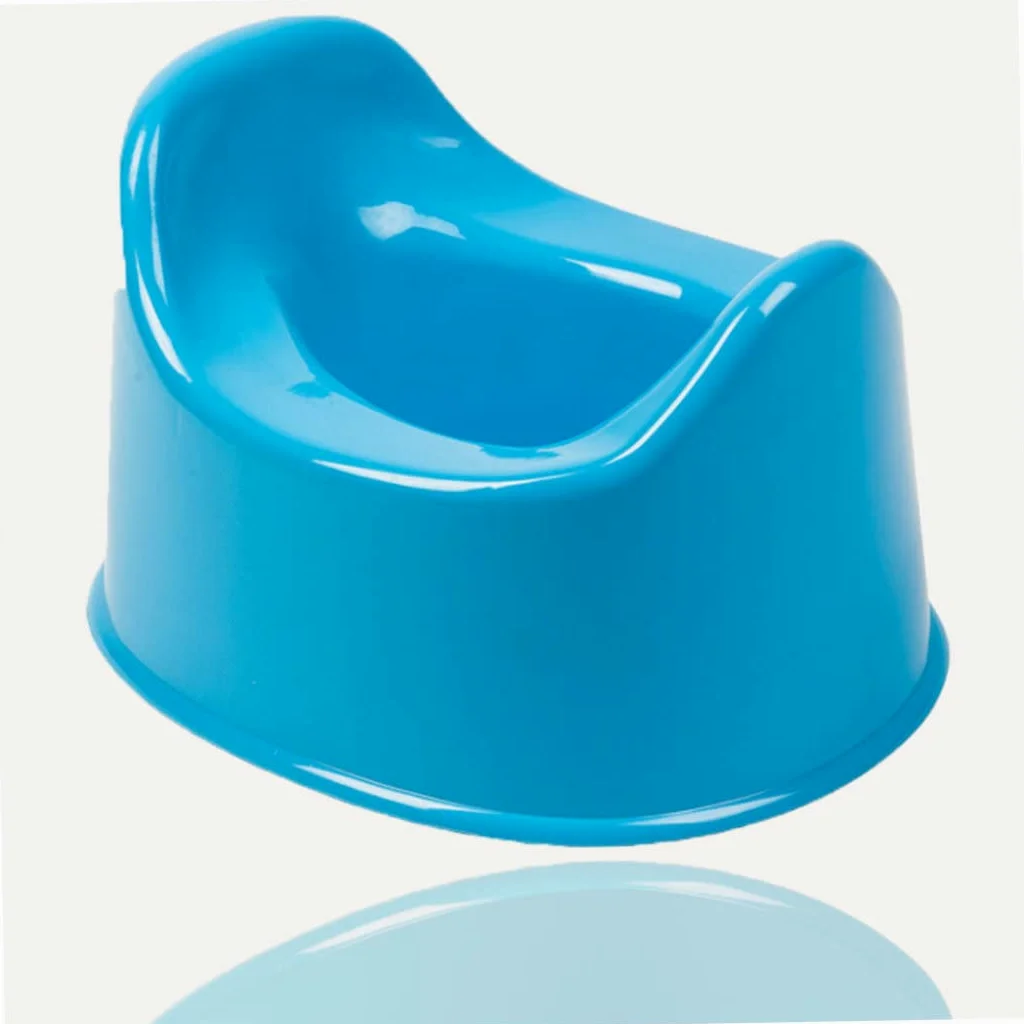 Kleinkind-Toilettensitz, tragbarer Baby-Töpfchen-Toilettenstuhl mit komfortablem Design für Jungen und Mädchen, leicht zu reinigender Reise-Kinder-Toilettentrainer für Zuhause und Badezimmer, Bl