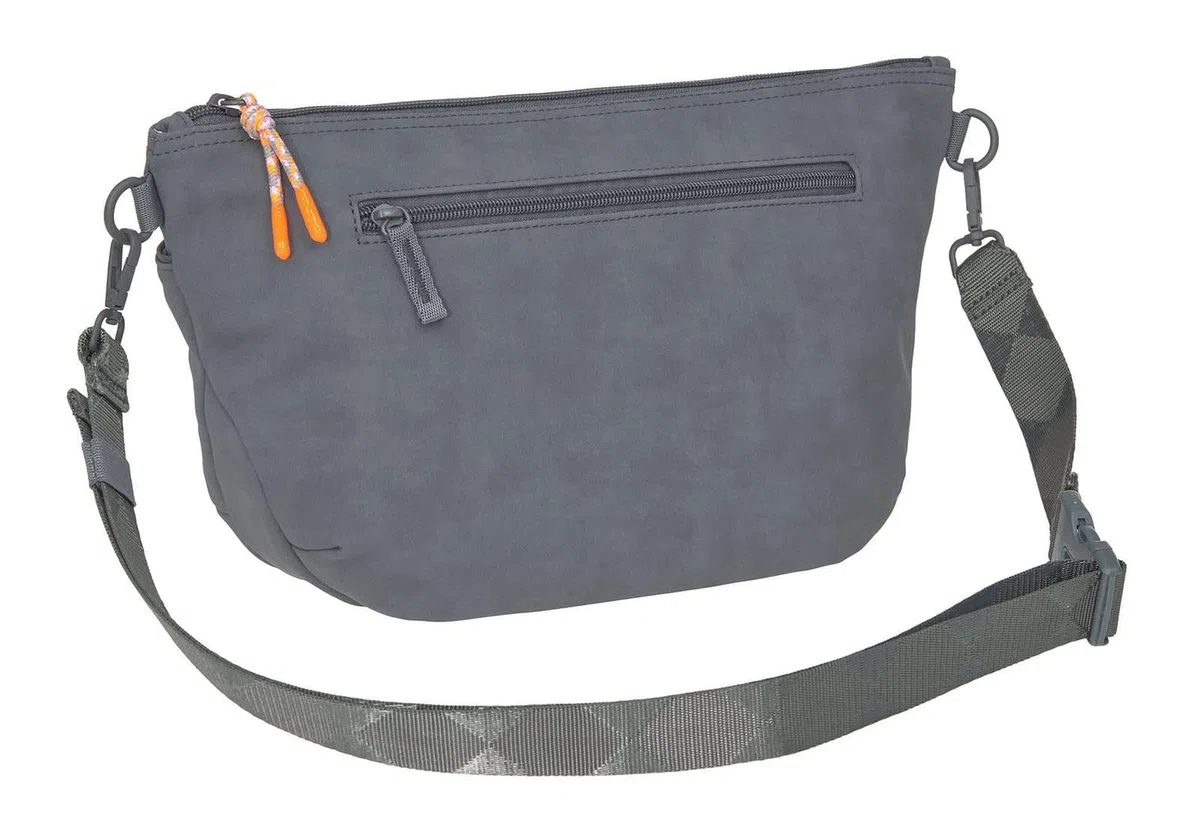 LÄSSIG Baby Kinderwagenorganizer Umhängetasche Kinderwagentasche inkl. Kinderwagenbefestigung/GRE Buggy Bum Bag anthracite