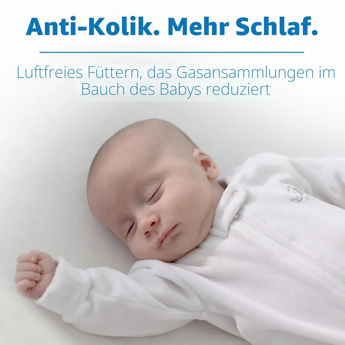 Dr. Brown's Anti-Colic Options+ schmale Glas-Babyflasche mit langsamem Trinksauger Stufe 1, BPA-frei, 120 ml, 4 Stück