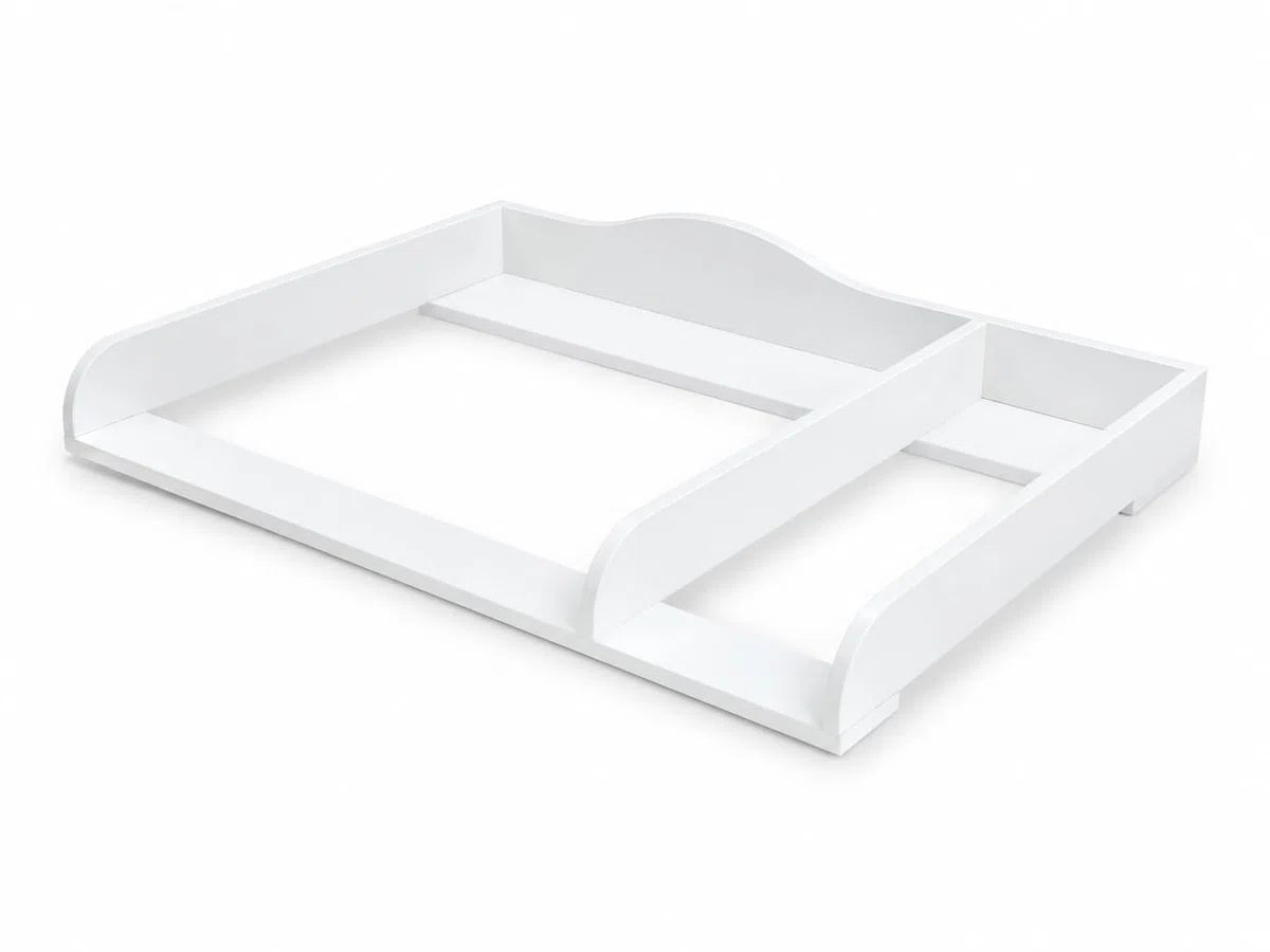 KraftKids Wickelaufsatz weiß für HEMNES 108 cm breite Kommode mit Trennfach