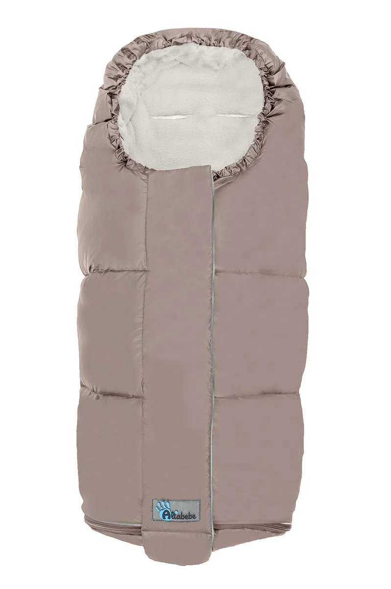Altabebe MT2277D - 61 Alaska Daunenfußsack für Kinderwagen, beige
