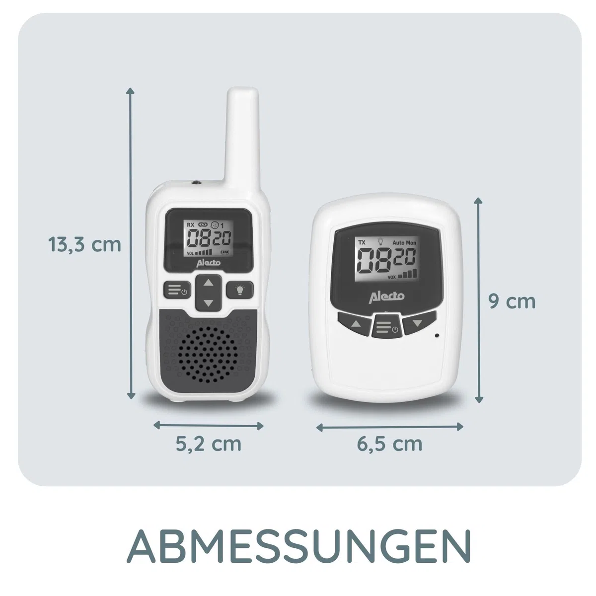 Alecto DBX-80 - Baby DBX-80 Babyphone - Babyfon - Baby Phone - Ohne Kamera