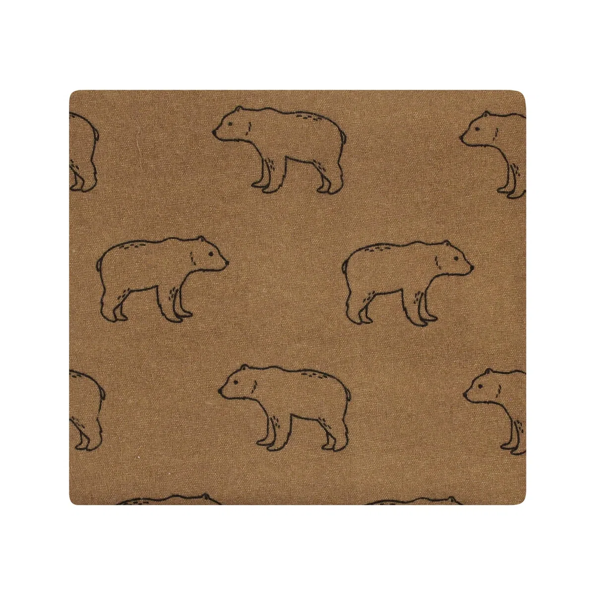 Hudson Baby Unisex Baby Baumwolle Flanell Empfangsdecken, Braunbär, Einheitsgröße