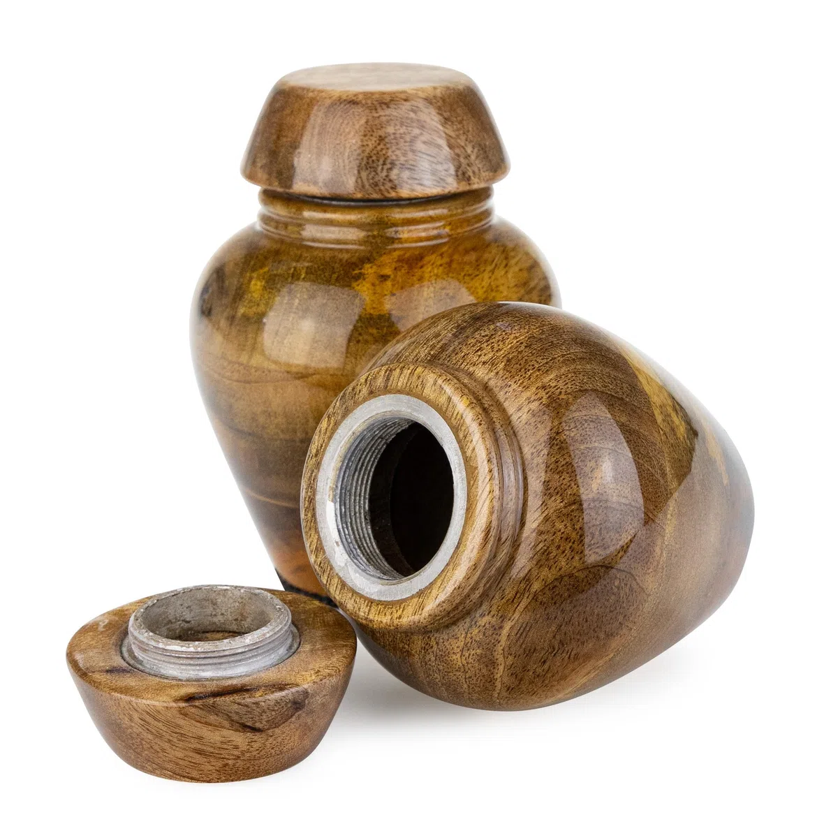 Mango Keepsakes, Keepsake Small Cremation Urnen, Keepsake Urnen for Human Ashes Sets, Keepsake Urnen Wood, Keepsake Small Urnen, Keepsake Collection (Two Andenken / Plaques)