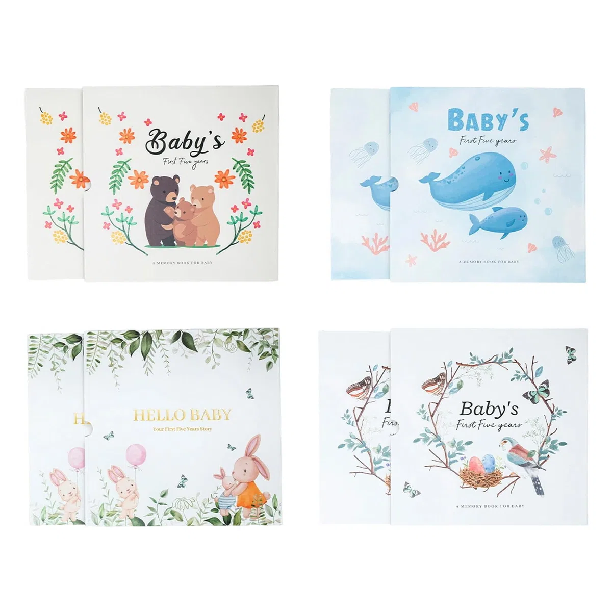 Baby Growth Journal To Document Milestones Development Data Scrapbook For Birthdays Shower Gifts Development Record Book