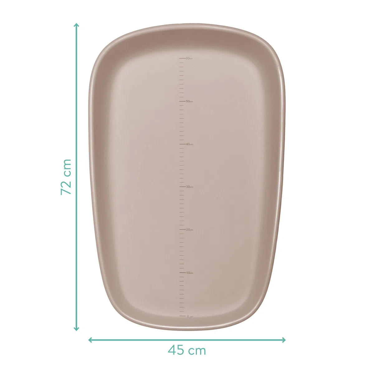 Fillikid Wickelmulde Soft Care Exklusiv 72x45 cm | Abwaschbare Wickelauflage aus EVA | Weiche Liegefläche mit erhöhtem Rand | Pflegeleicht & hygienisch | Modernes Design für Babyzimmer, ab Geburt