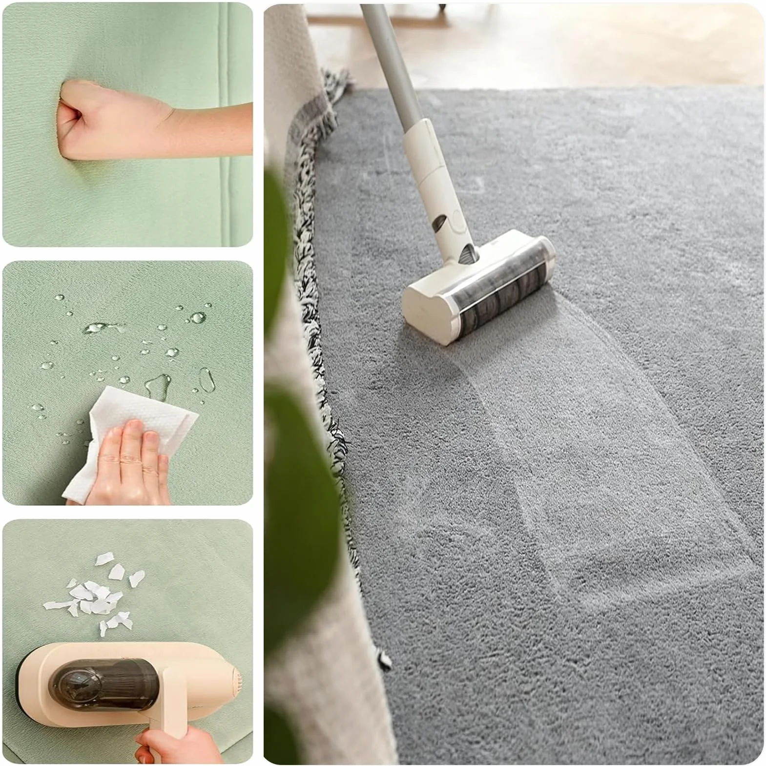 Baby Krabbelmatte 2cm Große Spielmatte mit Schaumfüllung Rutschfester Unterseite Teppich für Kinderzimmer und Laufgitter Spielmatte Faltbar, Babymatte Krabbelmatte 120 x 120 cm Pures Schwarz