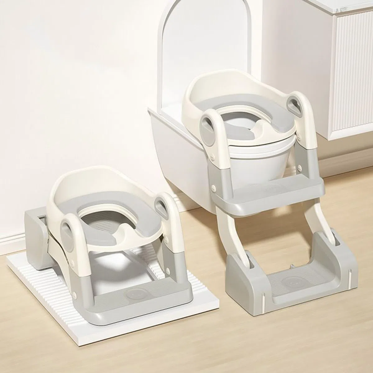 Reise-Töpfchen-Sitz Für Kids Babyzimmer Zubehör Mädchen | Rutschfester Kinder-Toilettensitz Mit Stufen Für Zuhause, Tägliche Reisen, Outdoor, Auto, Kinderwagen, Badezimmer,