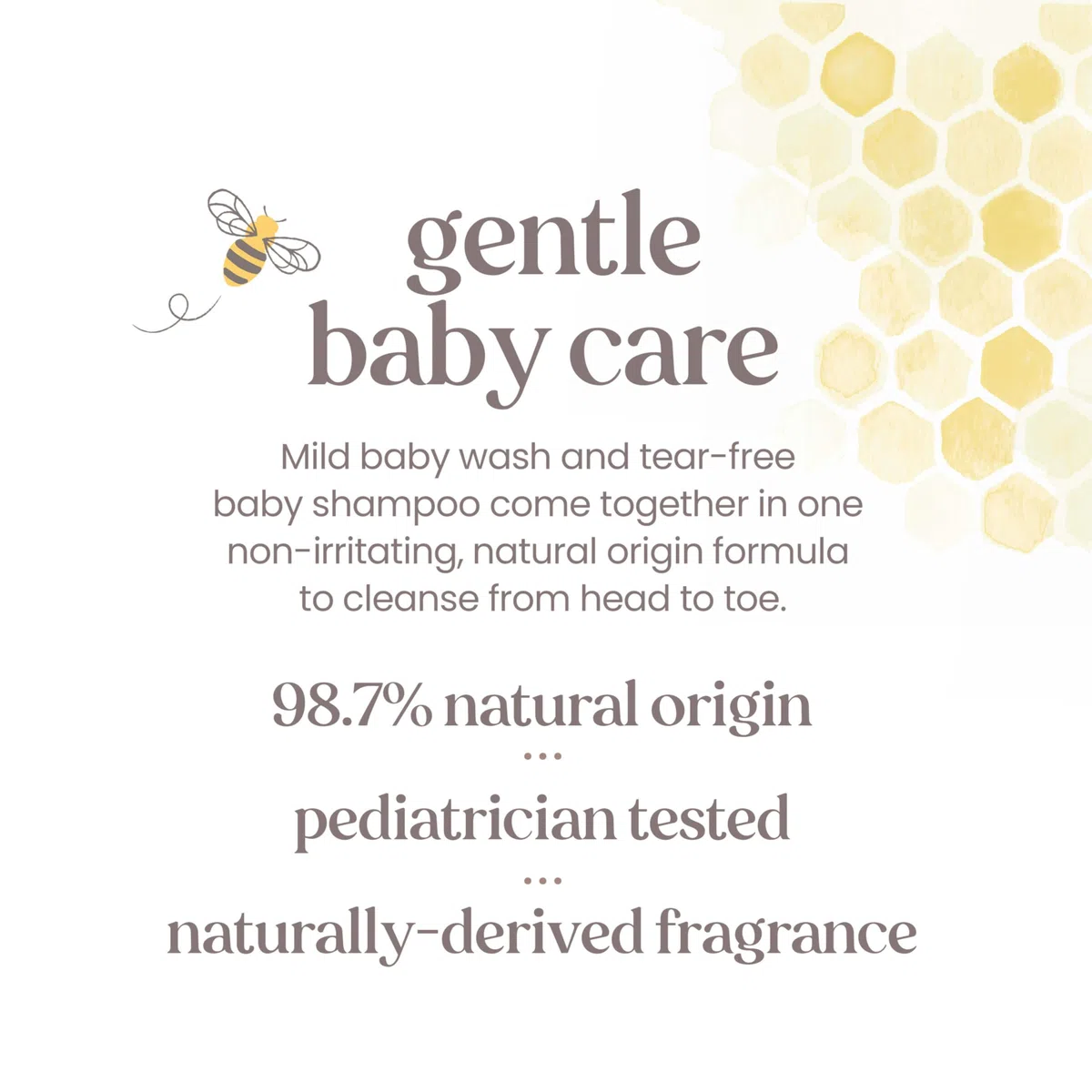 Burt's Bees Baby Shampoo & Wash, Original Tear Free Baby Soap - 21 Ounce Bottle
