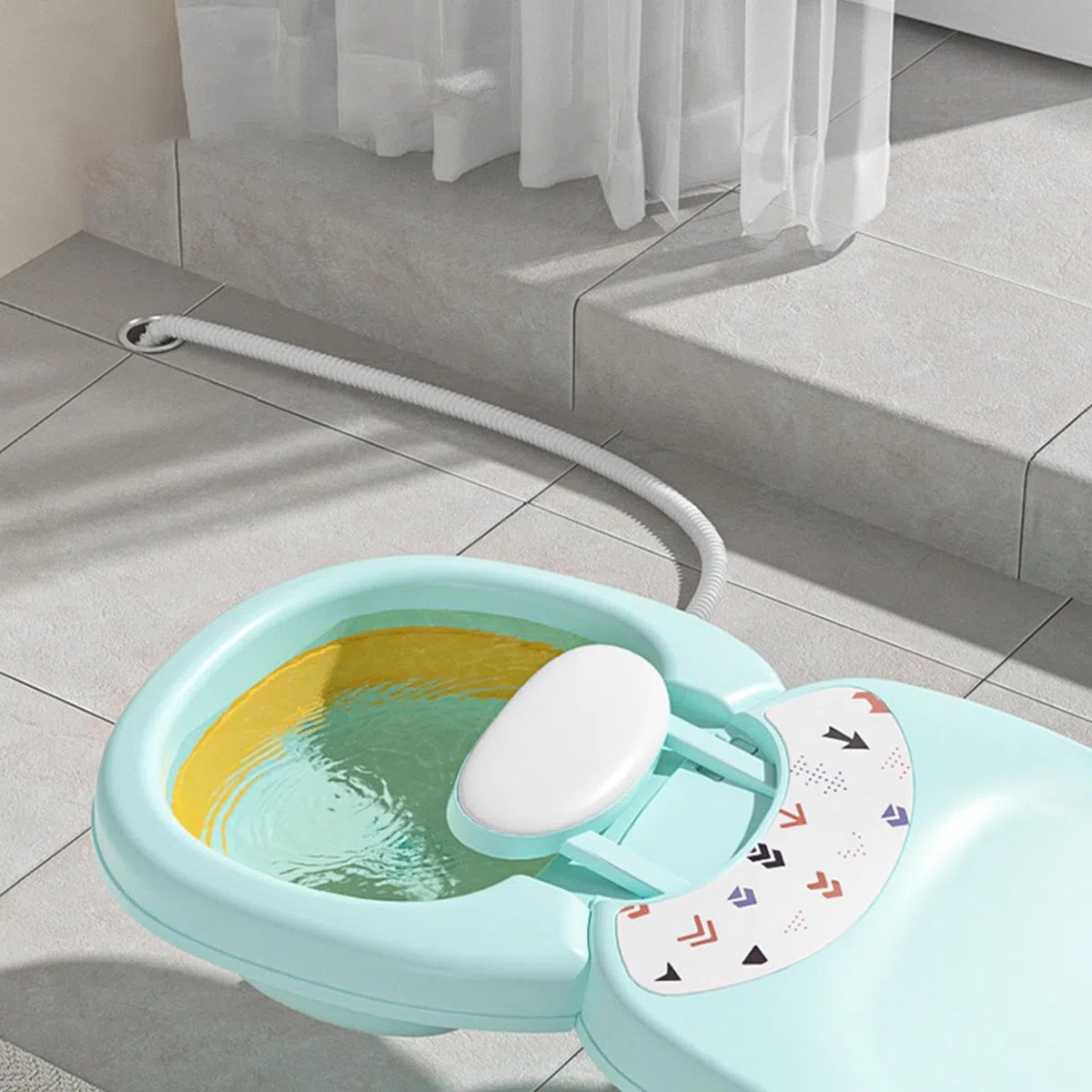 Tragbarer Shampoostuhl für Kinder: zusammenklappbarer Shampoo-Stuhl für und Mädchen, Shampoo-Sitz für Kleinkinder, Heimgebrauch des Shampoostuhls im Kindersalon, Waschstuhl | Stuhl für und Mädchen, Shampoo-Sitz für Kleinkinder, Heimgebrauch des Shampoostu