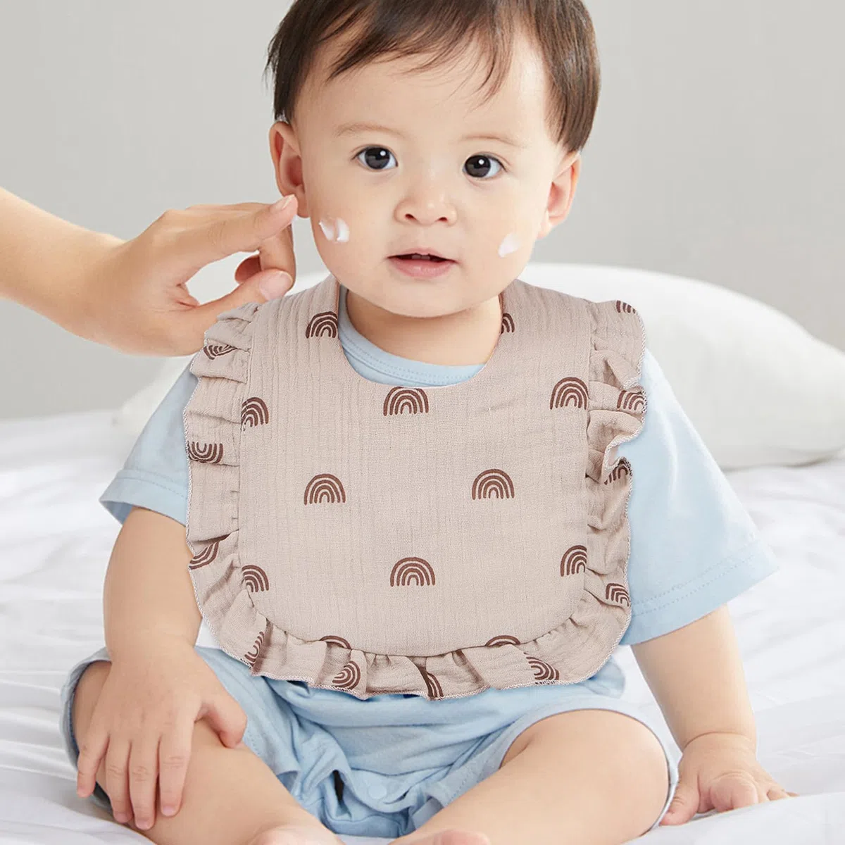 Holibanna 12stücke Pack Babysabberlätzchen Aus Babylätzchen Für Essen Unisex-neugeborenenlätzchen Spucktücher Für Kleinkinder