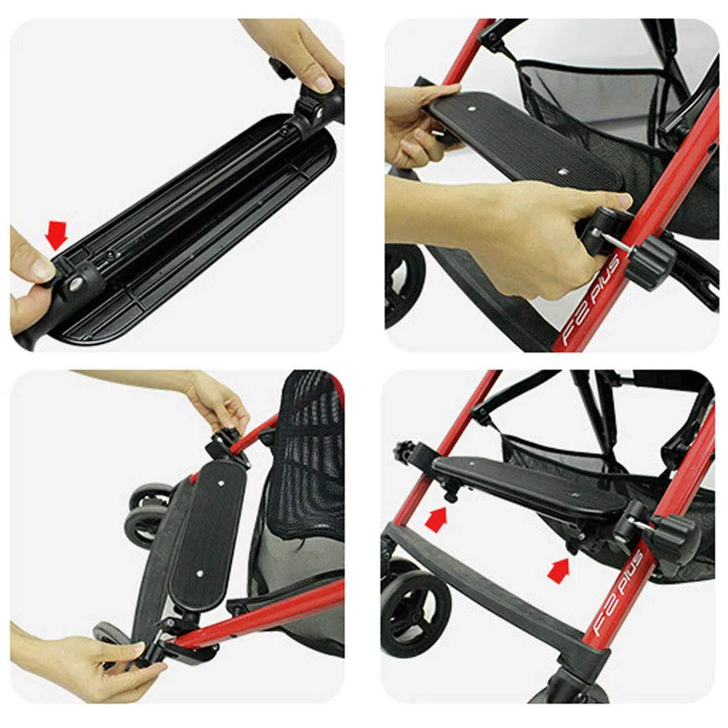 Fußteil für Kinderwagen, verstellbar, Fußteil, Fußstütze für Kinderwagen, Zubehör für Kinderwagen