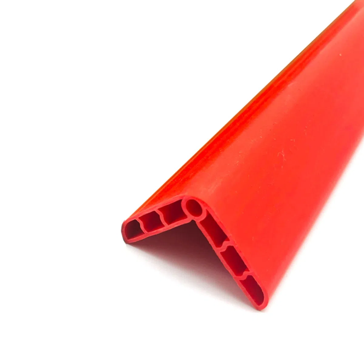 Wasserdichter selbstklebender PVC-Eckenschutz, Kantenschutz, babysicher, Wand-Eckschutz für Treppenhaus, Fensterbank, Innen- und Außenbereich, Eckenschutz, Rot (120 cm)