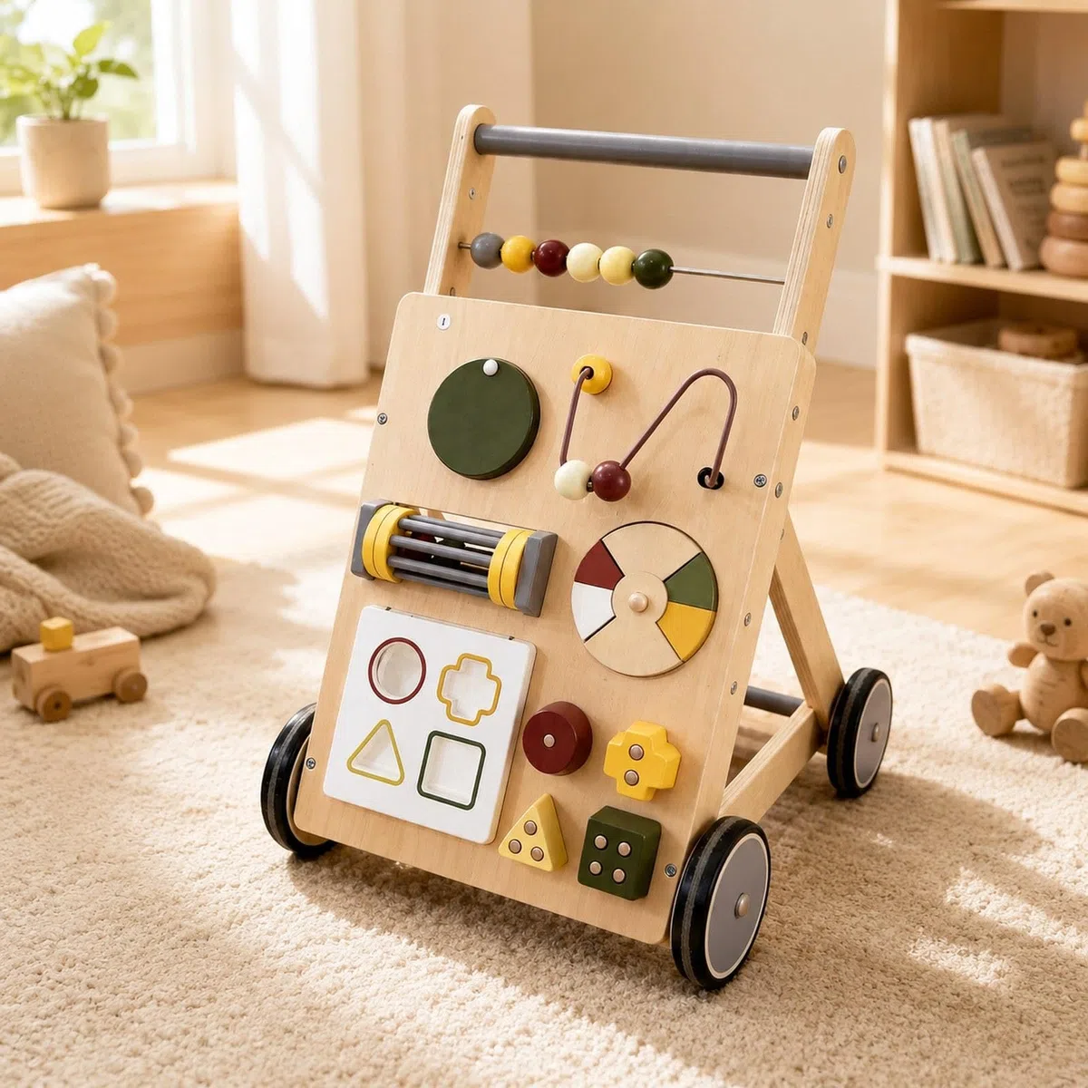 Schiebespielzeug Aus Holz für Jungen Und Mädchen, Ideal für...