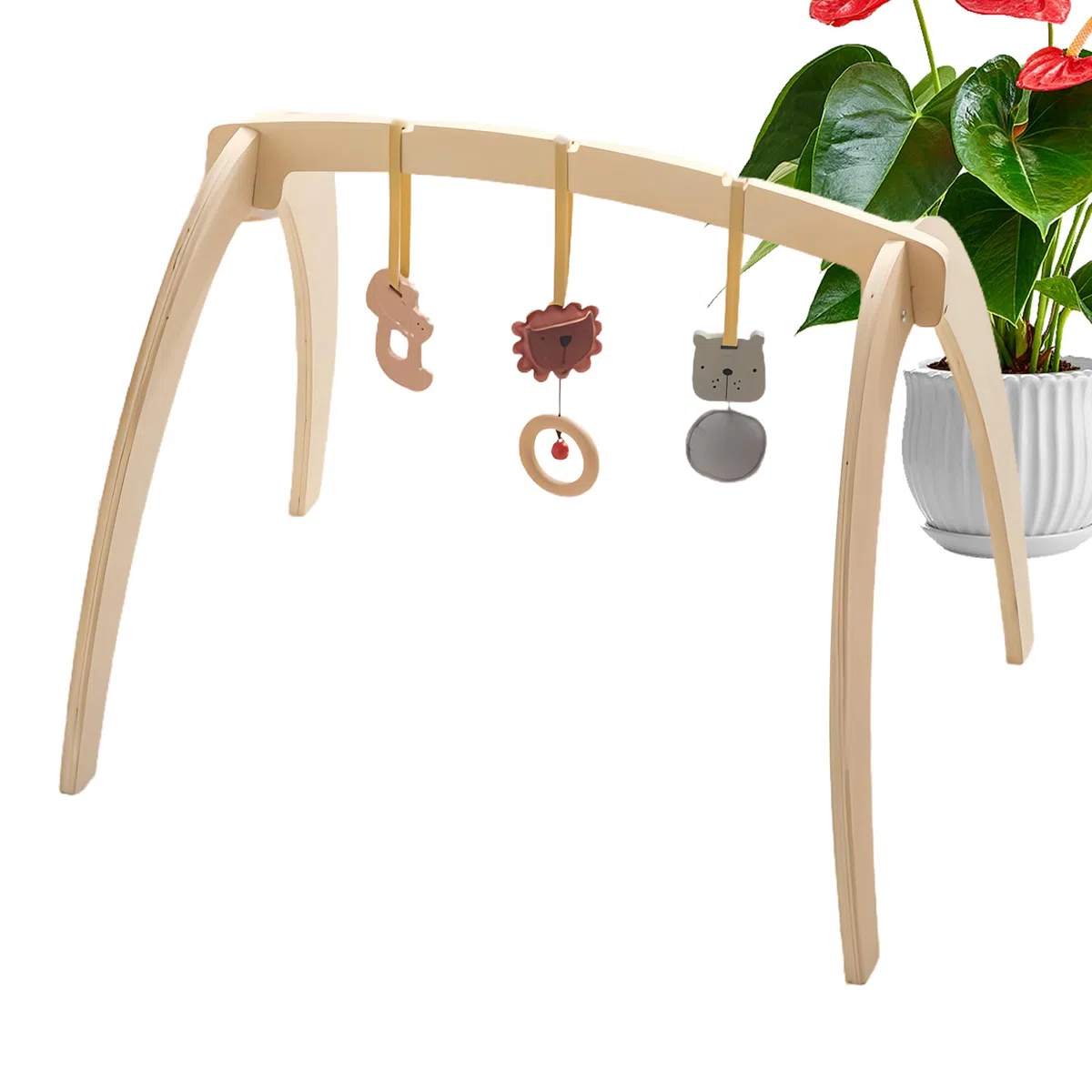Aktivitäts-Fitnessstudio für Babys: sensorische Spielmatte, interaktives Spielzeug mit Rassel, Fitnessstudio mit weichem Kissen, Entwicklung motorischer Fähigkeiten und visueller Stimulation