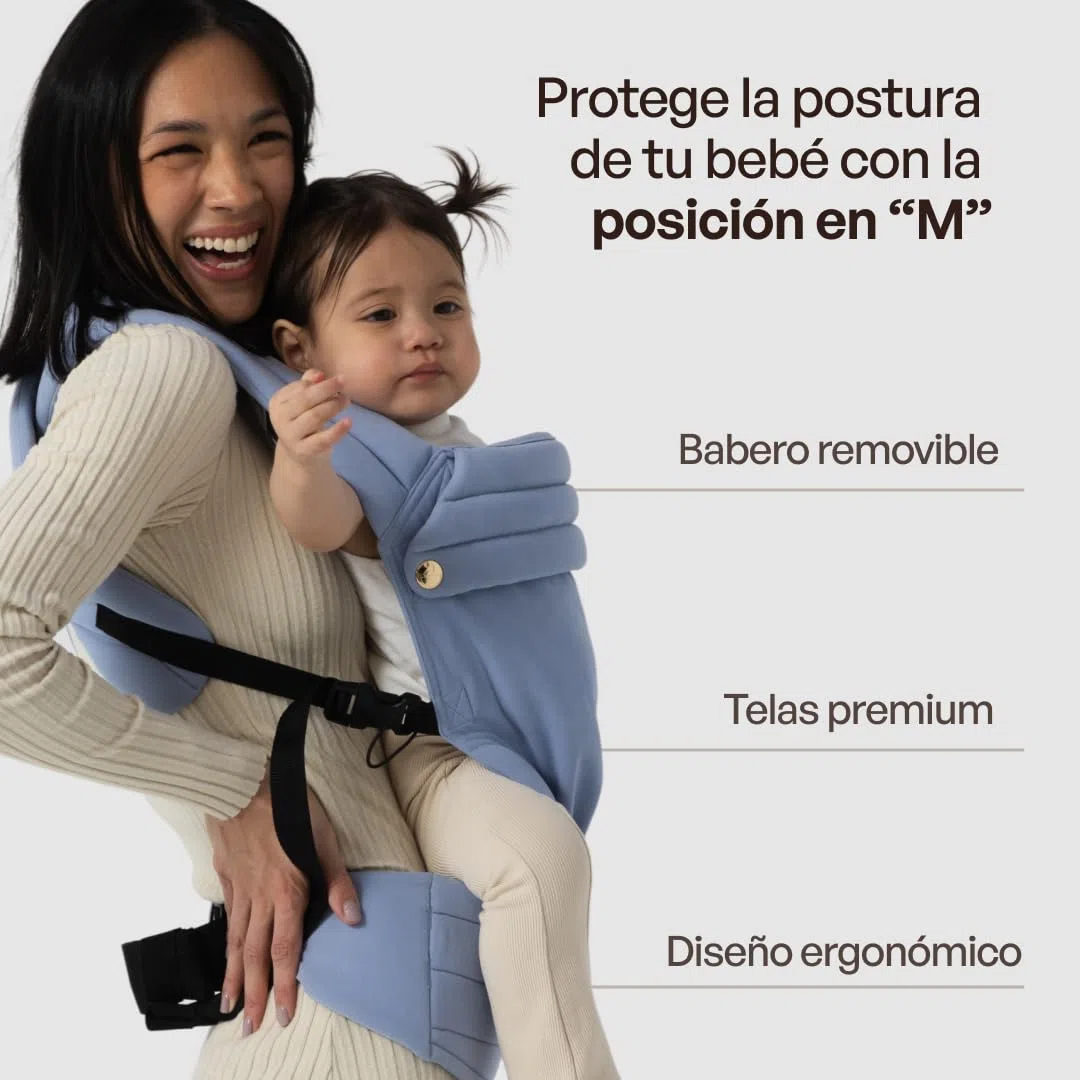 Babytrage Ergonomisch Unisex Baby von 3.2 bis 16 kg Atmungsaktiv Baumwoll Lätzchen Waschbar Gepolstert Verstellbar Mehrere Tragepositionen für jedes Wetter Hypoallergen
