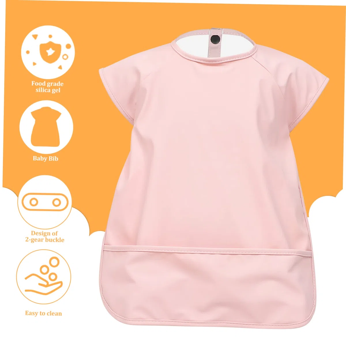 Abaodam isst Lätzchen bibs babylätzen latzerl für Babylätzchen zum Essen zum Füttern von Kleinkindern Speichel Babyschürze Pu