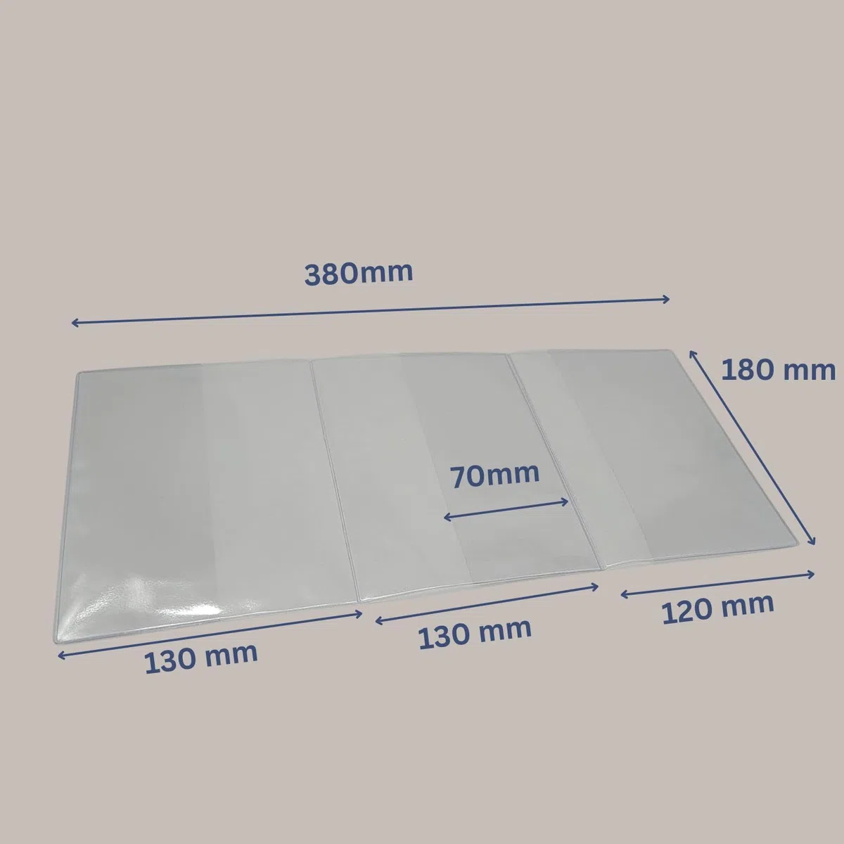 Mutterpasshülle transparent, PVC, für Deutschland (25 Stück) | Schutzhülle für den deutschen Mutterpass MKP, Weichfolie mit Extrafach, ideal für werdende Mamas