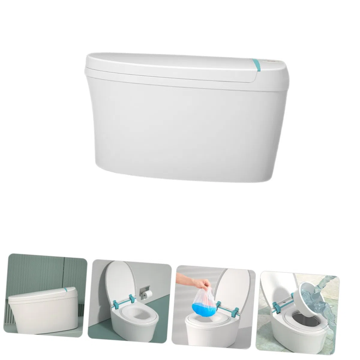 Yardwe Tragbares Töpfchen für Kleinkinder Reisen Töpfchen für Jungen und Mädchen aus Pp-material Einfach zu Reinigen Bedienen Geeignet für Zuhause und Badezimmer