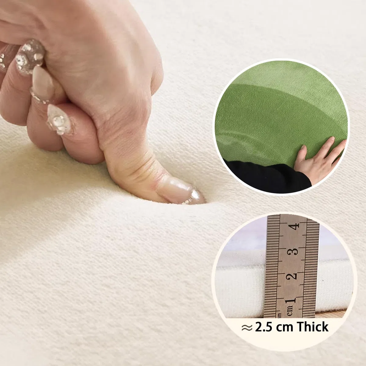 Spielmatte & Krabbelmatte Baby Faltbar 100 x 240 cm, Baby Krabbelmatte Große Spielmatte mit Schaumfüllung, Krabbelmatte Baby Faltbar, Dicke rutschfest Waschbar Wohnzimmer-Bodenmatte für Kinderzimmer