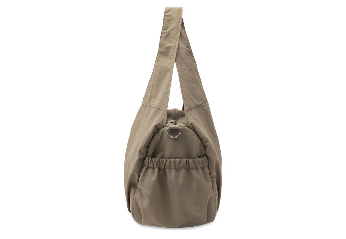 Jollein Wickeltasche Urban – Earthy – Moderne Wickeltasche im Naturton – Wasserabweisend & Pflegeleicht – Mit Schultergurt & Wickelunterlage – 40x20x25cm