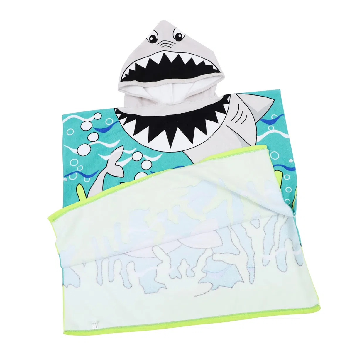 VICASKY 5stücke Kapuzenbadetuch Aus Mikrofaser Mit Cartoon-Muster Saugfähiger Badeponcho Für Junge Mädchen Für Strand Schwimmbad Und Zuhause Für Geburtstage Und Feste